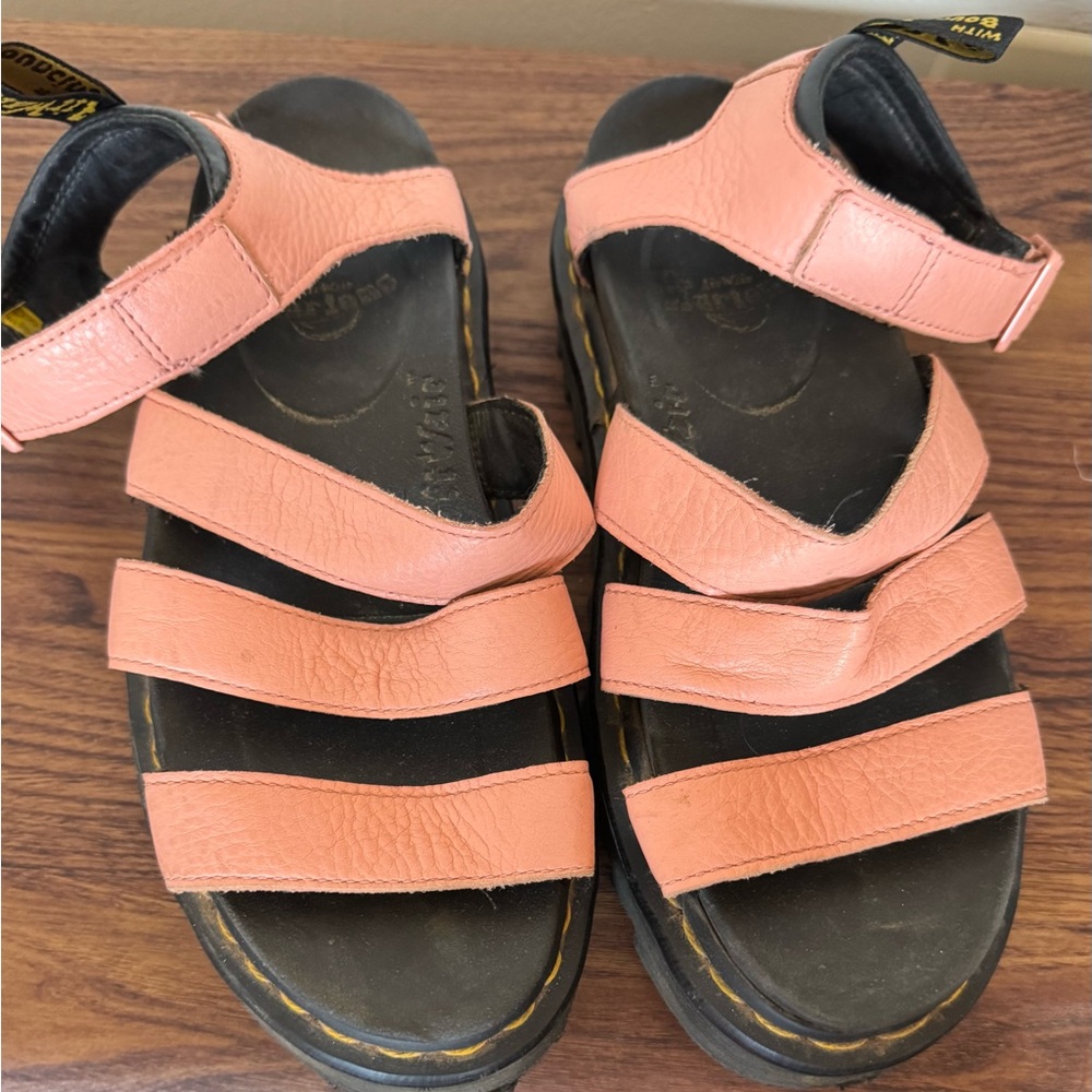 Dr. Martens Pink Strappy Sandals - Picture 2 of 4